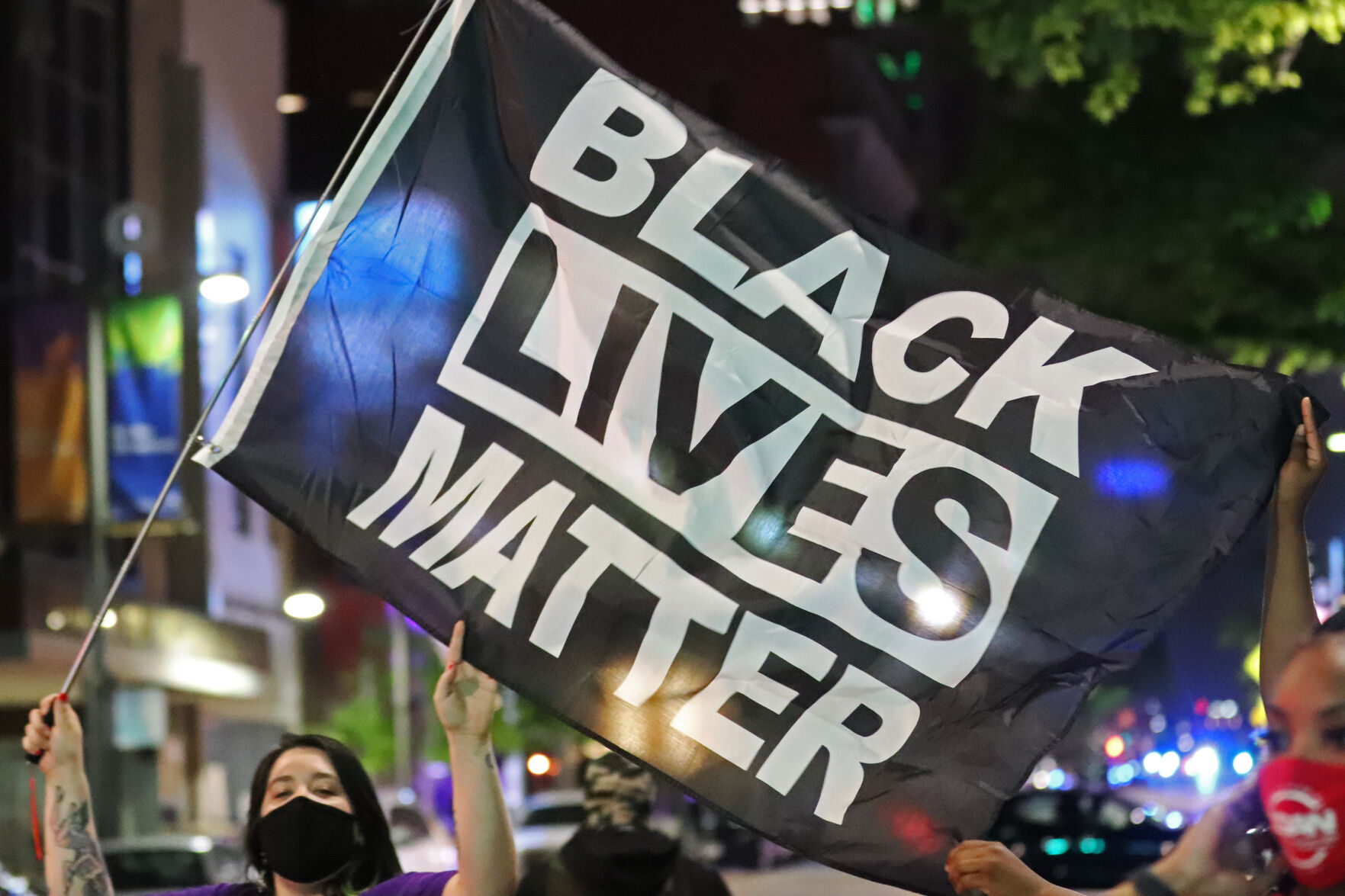 Photos: Dallas protest calls for justice following police shooting of Daunte Wright in Minnesota